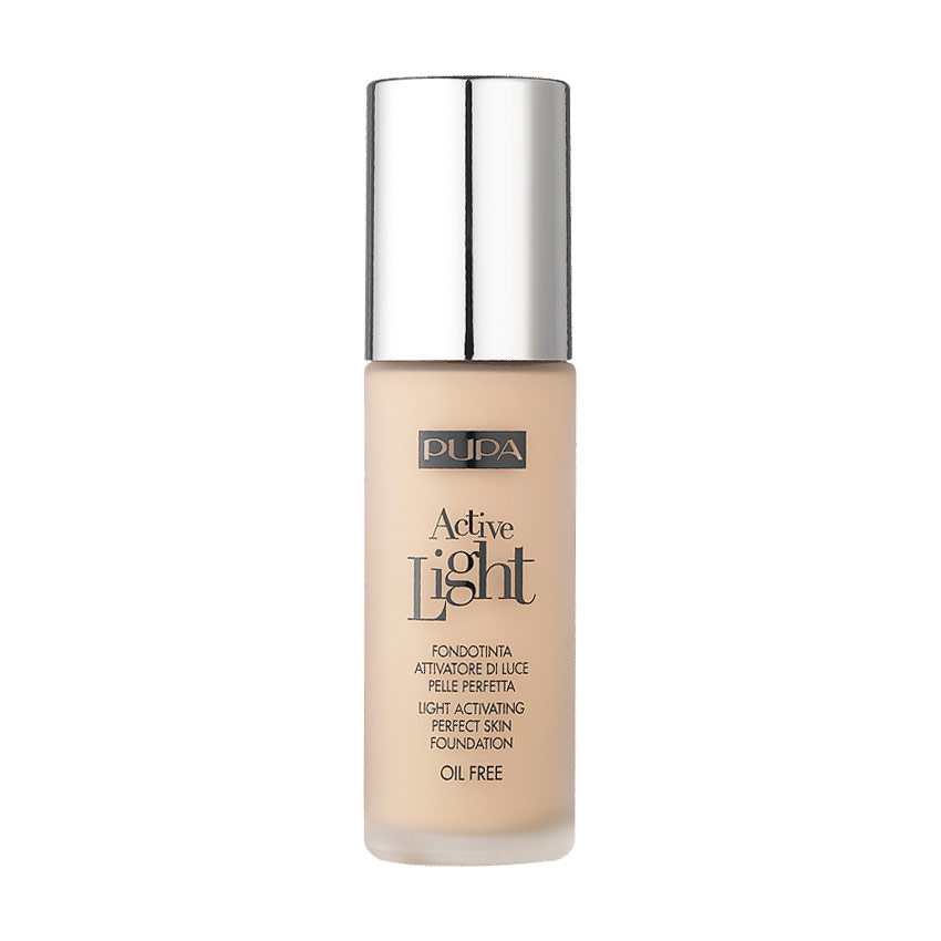 Тональна основа для обличчя Pupa Active Light SPF 10, 011 Light Beige, 30 мл